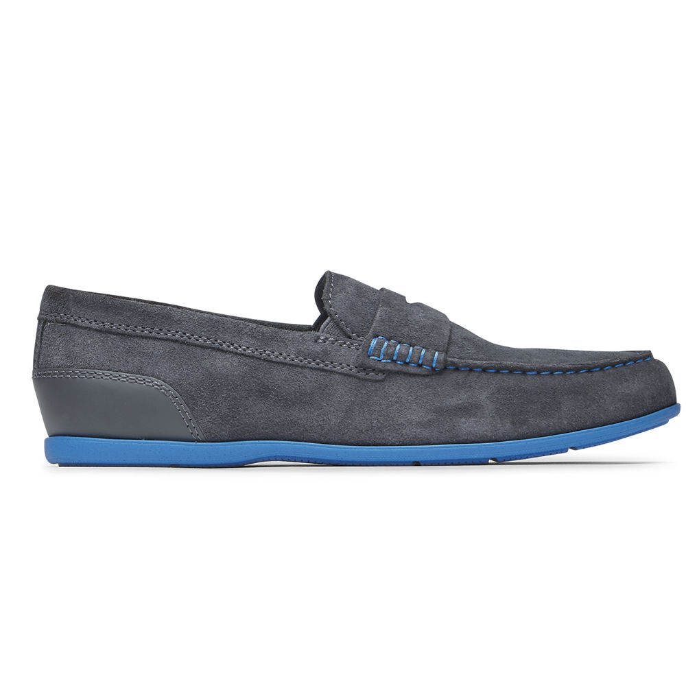 Rockport Slip-Ons Herre Mørke Grå - Malcom Penny - TCIV62730